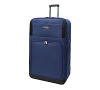 JCB 31" Extra Large Suitcase with Telescopic Handle - Family Case, Trolley Bag - Navy - 32"