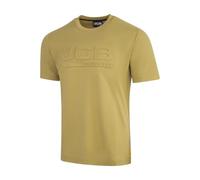 JCB 3D Embossed T-Shirt - Olive - M - Work Tee