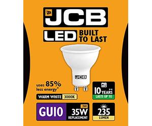 JCB 3W LED WW GU10 S10961