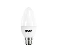 Jcb 4.9W Bc 6500K Frosted Led Candle Bulb - Daylight