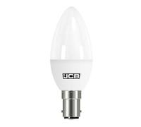 Jcb 4.9W Sbc 3000K Frosted Led Candle Bulb - Warm White