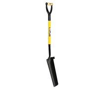 JCB 400 x 180 /110mm Blade Grafting Spade - Newcastle Style - Drain Master - Professional Solid Forged, Long Handle, Site and Gardening Tools - For Home Improvement