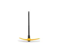 JCB Professional 7lb Chisel & Point Pick Axe - Metal Long Handle Heavy Duty Site - Gardening Tools - For Home Improvements, Demolition, Hand Pick Axe Tool, Trench, Root Breaker, Log Split, Pry, Chop