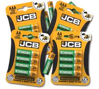 JCB Rechargeable AAA Batteries - 900mAh - Pack of 4 - S5352