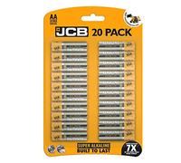JCB, AA / LR6 1.5v Super Alkaline Batteries (Pack of 20) - up to 7 times more power
