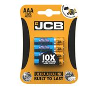 Jcb Aaa Ultra Alkaline Batteries - Pack Of 4
