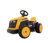 JCB Battery Operated Tractor Ride-On| Electric Powered Construction Ride On Car | Forward & Reverse Function| Ride Along Toys For Children | Trailer Not Included | Ages 2+