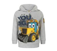 JCB Boys Grey Jcb Digger Hoodie - 1-2 Years
