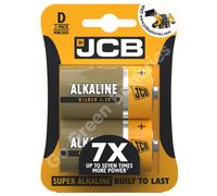 S5340 JCB D Size Super Alkaline Batteries - Pack of 2