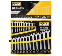 JCB Combination Wrench Set 25 Pieces (6-25, 27, 28, 30, 32, 36 mm)