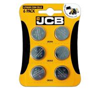 JCB CR2016, CR2025, CR2032 Lithium Coin Cell Battery, Retail Pack of 6