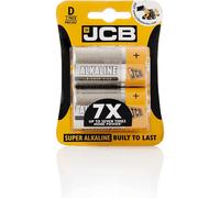 JCB D Size LR22 Super Alkaline Batteries 2 Per Card - Box of 10