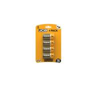 JCB D Super Alkaline, Pack of 4 [up to 7 times more power] 1.5V LR20 M
