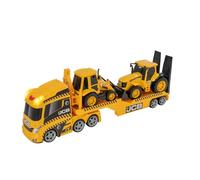 JCB Heavy Load Hauler Truck | Construction Vehicle Transporter | Light and Sounds | Indoor and Outdoor Sandpit Toys 3+