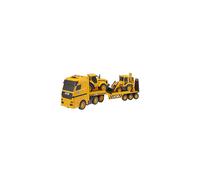 JCB Heavy Load Transporter Truck | JCB Construction Vehicle Transporter | Includes JCB Construction Trucks & Transporter Lorry | Realistic Light and