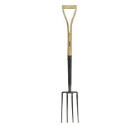JCB - Heritage Border Fork - Heavy Duty Professional Site and Gardening Tools - Garden Fork for Digging, Cultivating, Edging, & Construction - Lifetime Warranty
