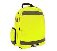 JCB - Hi Viz Backpack, Work Rucksack, High Visibility Safety Rucksack, Reflective Bag for Cycling Walks, Sports, Gym, School - Yellow