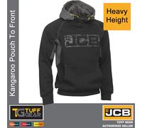 Mens JCB Horton Trade Work Pull Over Sweat Shirt Hoodie Sizes S to 3XL