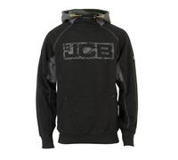JCB Horton Hoodie Black/Grey Contrast - Small