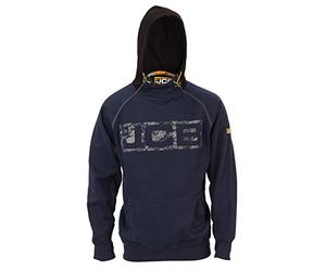 JCB Horton Hoodie Black, Navy or Sand (Sizes S-XXL) Work Hooded Jumper (Medium, Navy/Black)
