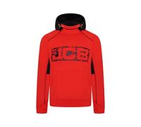 JCB Horton Hoodie Mens Hooded Sweatshirt (Large, Red)