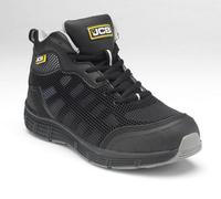 Jcb Hydradig Essential Lightweight Safety Work Boots Black - Size 8