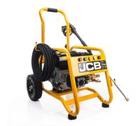 JCB Petrol Pressure Washer, 3100psi / 213bar, Powerful 7.5hp Jcb Petrol Engine, Triple Ar Pump, Quick Release Connectors with 5 Nozzle, Puncture Proof Tyres, 3 Year Warranty