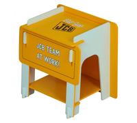 jcb kids bedside cabinet in yellow