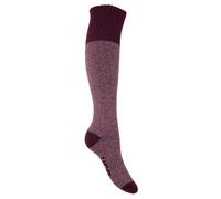 JCB Women's Welly Socks in Red, Size 4 7 | Charlies