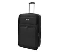 JCB Large Suitcase, Lightweight Trolley Bag with Telescopic Handle - Black - 29"