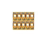 JCB LED 10 X 6w = 40w SES/E14 Golf Ball Bulbs Screw Cap 470lm Warm White 3000k Non Dimmable [Energy Class