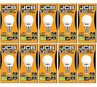 JCB LED 10 X 6w = 40w SES/E14 Golf Ball Bulbs Screw Cap 470lm Warm White 3000k Non Dimmable [Energy Class A+]
