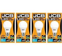 JCB LED 4 X 10 Watt Screw Cap GLS Lamp Daylight 6500K 60W Replacement ES E27 LED Bulb [Energy Class A+]