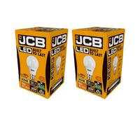 Jcb Led A60 470Lm Opal 6W Light Bulb B22 3000K White (Pack Of 2)