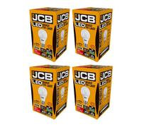 Jcb Led A60 470Lm Opal 6W Light Bulb E27 3000K White (Pack Of 4)