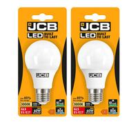 Jcb Led A60 806Lm Opal 10W Light Bulb E27 3000K White (Pack Of 2)