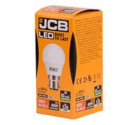 JCB S12500 B22 BC Golf LED Bulb Opal 5.5W 470lm Cool White 4000K