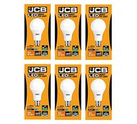 JCB LED GLS Opal (Frosted) Household Light Bulb ([6 Pack] 15w (100w), B22 Bayonet, 6500k Daylight)