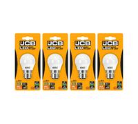 Jcb Led Golf 470Lm Opal 4.9W Light Bulb B22 3000K White (Pack Of 4)