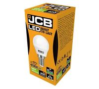JCB LED Golf 470lm Opal 6w Light Bulb E14 2700k in White JCB White