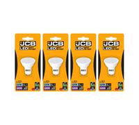 Jcb Led Gu10 4.9W Light Bulb Cap Blister Packed 345Lm 6500K White (Pack Of 4)