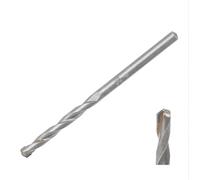 JCB Masonry Drill Bit 4 x 75 mm - Precision Ground Flutes, 135 Degree Tip Angle - Exceptional Durability Carbon Steel, 3 Year Warranty