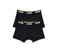 JCB Mens 2 Pack Trunks JCBU-15 Black Large