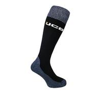 JCB - Men's Black Technical Welly Socks | 1 Pair | U.K. Size 6-11 | Men's Welly Boot Socks Reinforced Heels and Toes