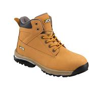 JCB Men's Safety Boots Workmax Chukka - Honey Nubuck, Steel Toecap & Midsole - Size 13 UK/47 EU