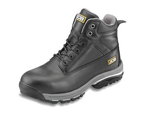 JCB Mens Workmax Steel Toe Boots (9) (Black)