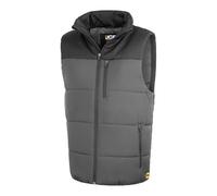 JCB Padded Gilet - Grey/Black - XL - Insulated Bodywarmer