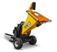 JCB 120mm / 4.72” Heavy-duty Petrol Wood Chipper 457cc, 15hp 4-Stroke, Electric Start