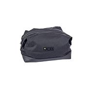 JCB - Polyester Wash Bag, Black - Made with 900D Polyester - Includes Zip Closure - Waterproof Inner Lining & Water Resistant Base - Travel Accessories - Official JCB Toiletry Bag