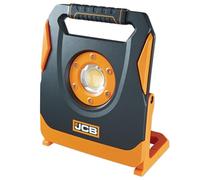JCB Powerful, Robust Rechargable Site Light, KONNECT 4500 Lumen Brightness Work Light. Power Tool Battery Adaptor, IP65 Waterproof, Built in USB Power Bank | JCB-SL-KONNECT4500